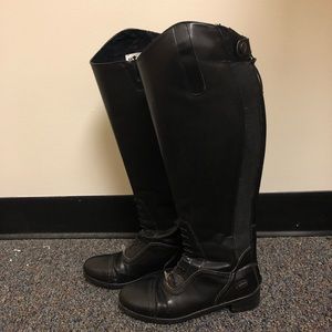saxon syntovia tall field boots